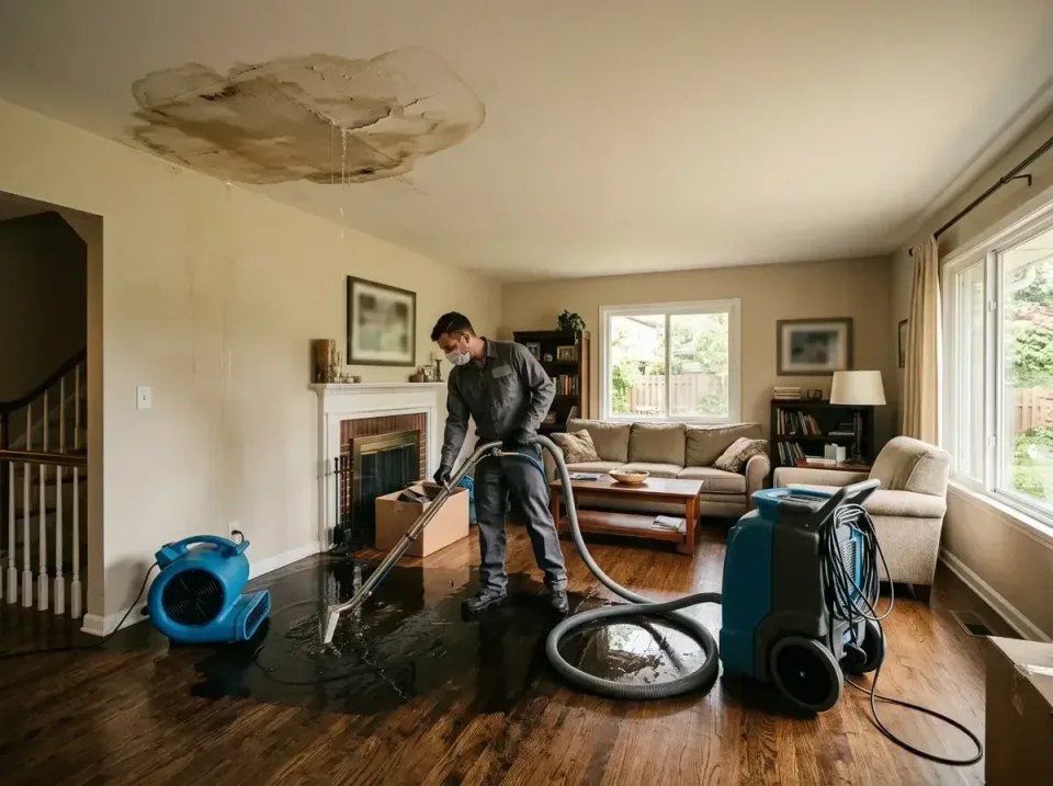 attic-pipe-burst-ceiling-drip-008 — frequently asked questions, Water Damage Restoration & Carpet Care in Cedar Mill, OR